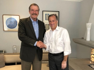 Meade promete duplicar el apoyo a Vicente Fox